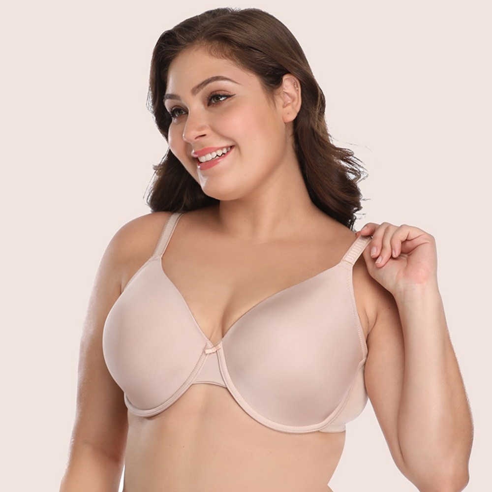 3 Pack Женская косточках Push Up Бюстгальтер Бесшовные Комфорт Футболка Плюс Размер Бюстгальтер
